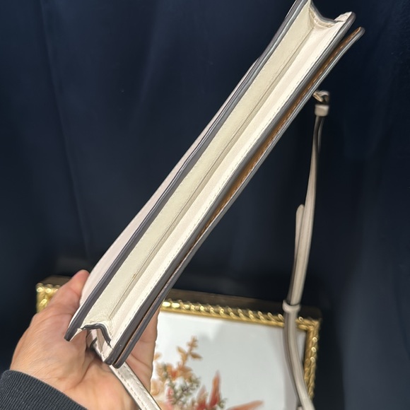 🤍🤎Coach Anna Foldover Clutch Crossbody In Signature Canvas - Picture 11 of 16